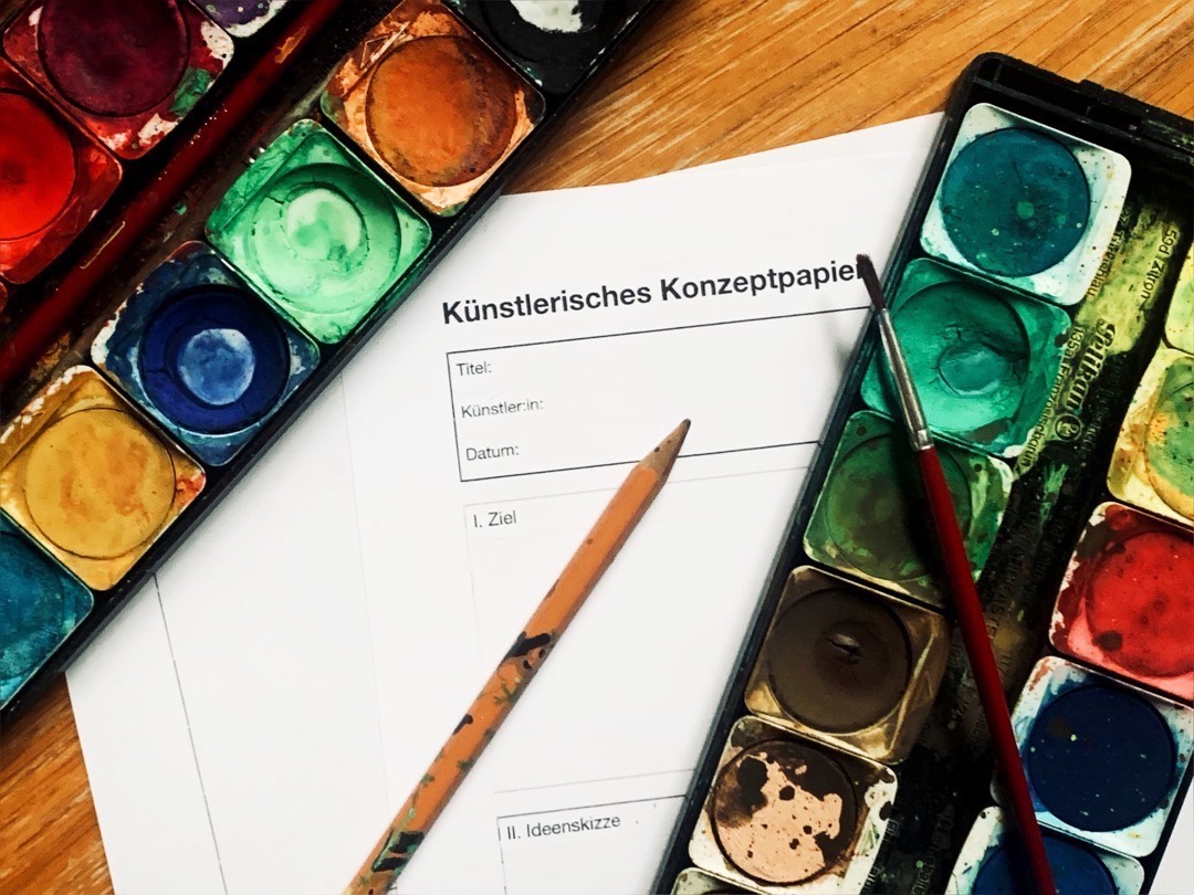 künsterlisches Konzeptpapier